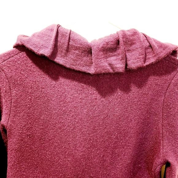 Colour Works Burgundy wool Cardigan size S - Picture 8 of 11